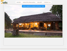 Tablet Screenshot of jambo-africa.com